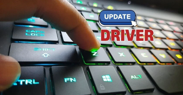 Phím không gõ được do cài đặt lỗi Driver